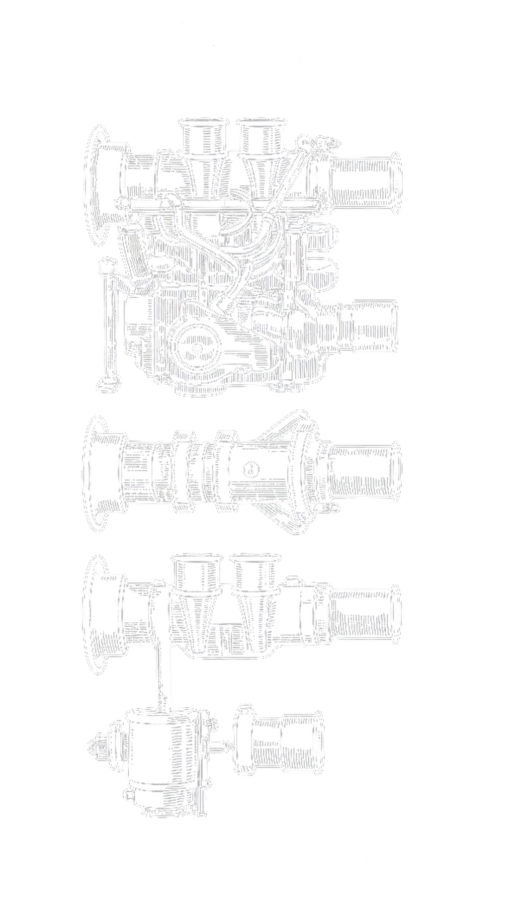 Small Block V8 Blueprint t-shirt, alternate view