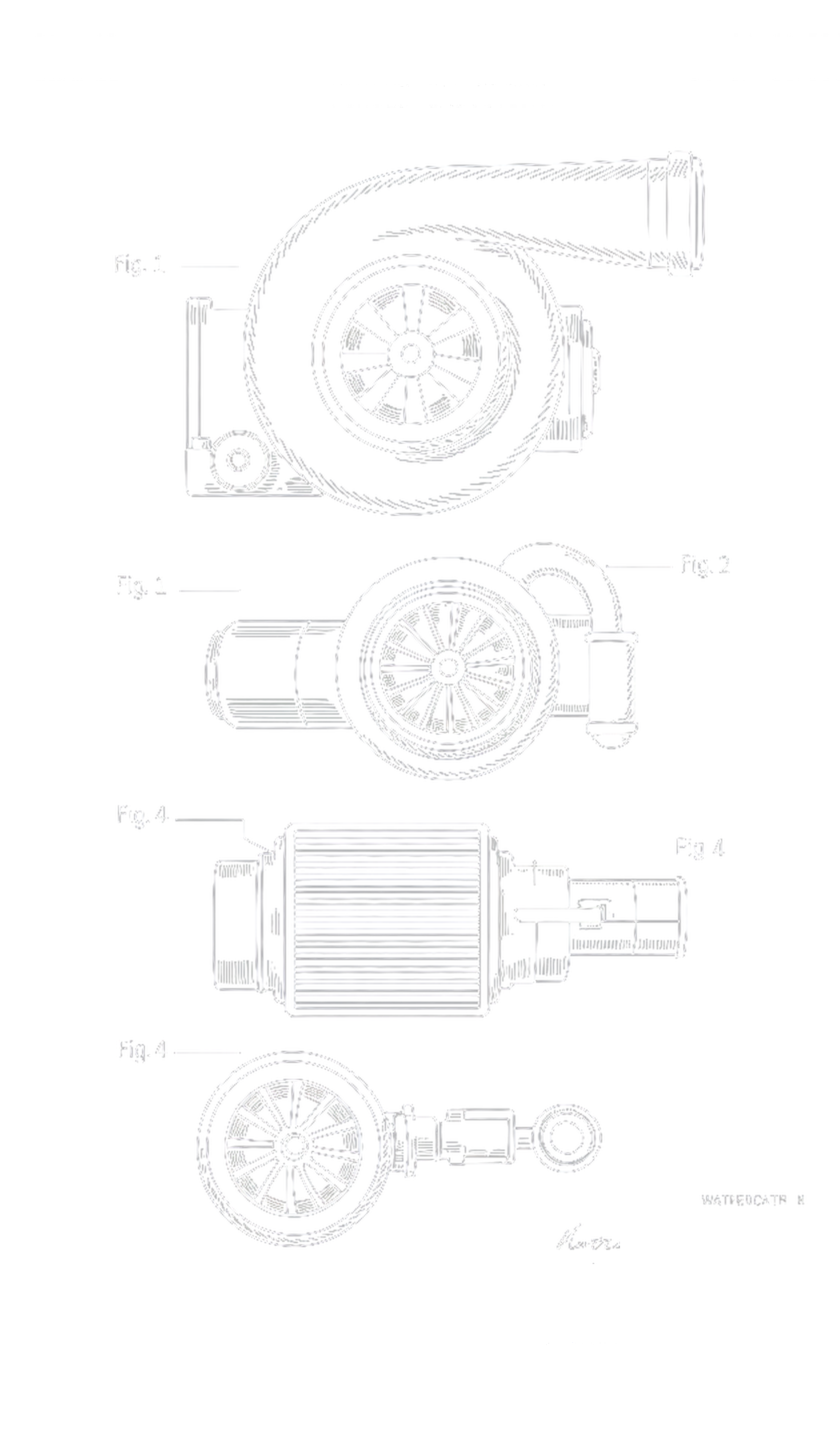 Forced Induction Blueprint t-shirt, alternate view