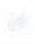 Synchromesh Gearbox Cutaway design on a poster