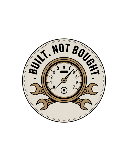 Built Not Bought artwork