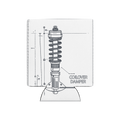 Coilover Damper Blueprint design on a can cooler