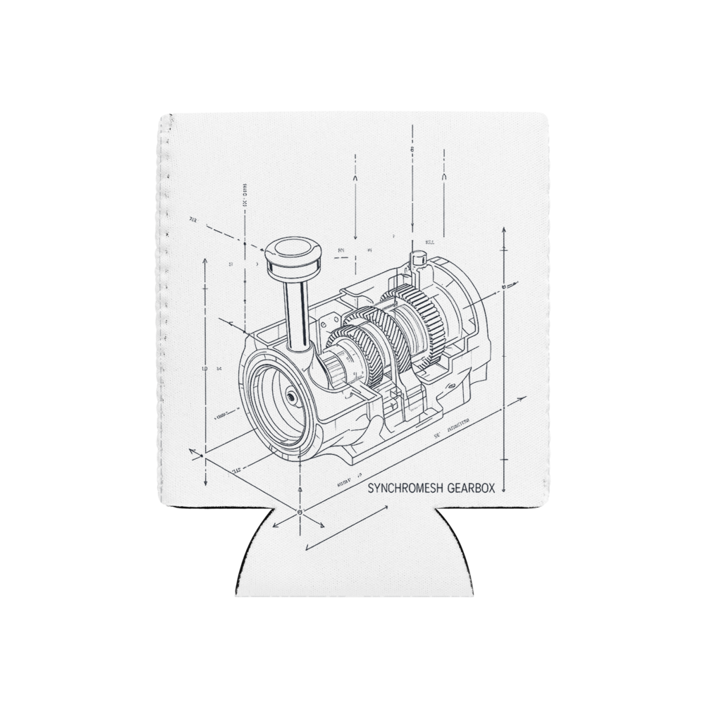 SYNCHROMESH GEARBOX design on a can cooler