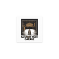 Classic Muscle Car Garage design on a car magnet