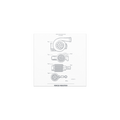 Forced Induction Turbo Exploded Diagram design on a car magnet