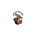 Built With These Hands design on a sticker