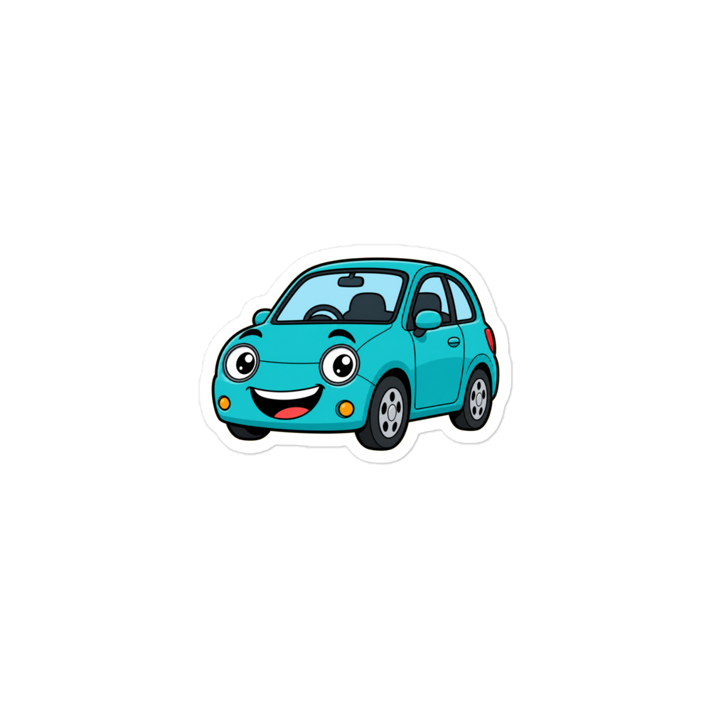 Sparky the Hatchback design on a sticker