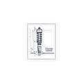 Coilover Damper Half-Section design on a sticker