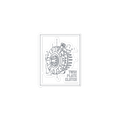 Twin Plate Clutch Exploded View design on a sticker