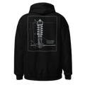 Coilover Damper Schematic design on a hoodie